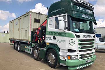 Large crane offload extending