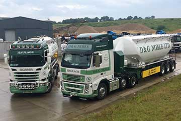 D & G Noble tanker on site